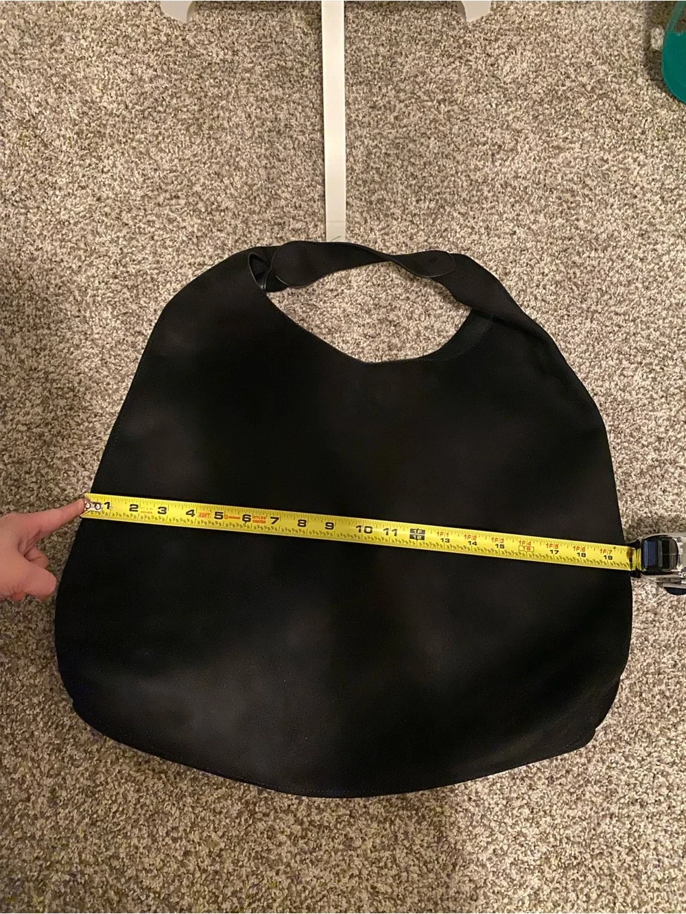 Minimal Black Suede Hobo Bag by Gap